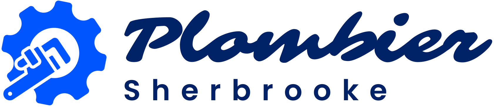 Logo de Plombier Sherbrooke, service de plomberie résidentielle et commerciale en Estrie.